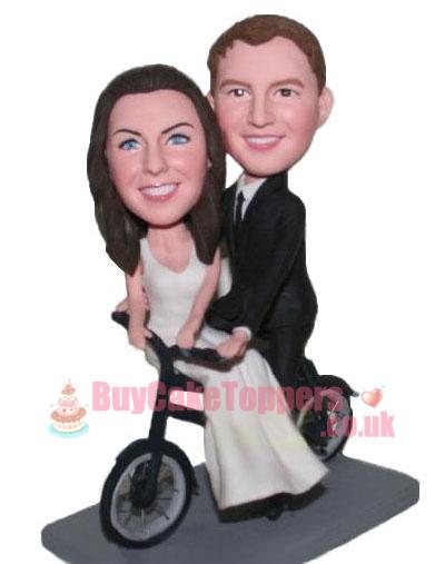 new couple ride a bike cake topper new couple ride a bike cake topper
